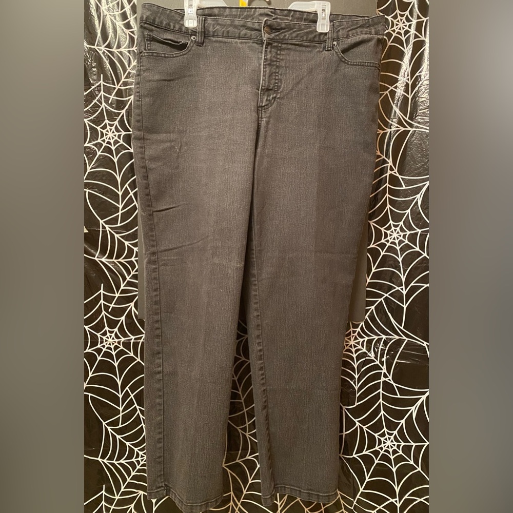 Straight leg jeans